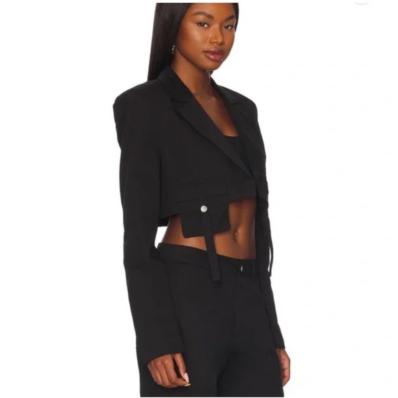 By.Dylan Black Crop Jacket / Blazer XS - Picture 2 of 8